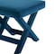Manhattan Comfort Abigail Single Ottoman Bench in Blue OT004-BL - alternate 5